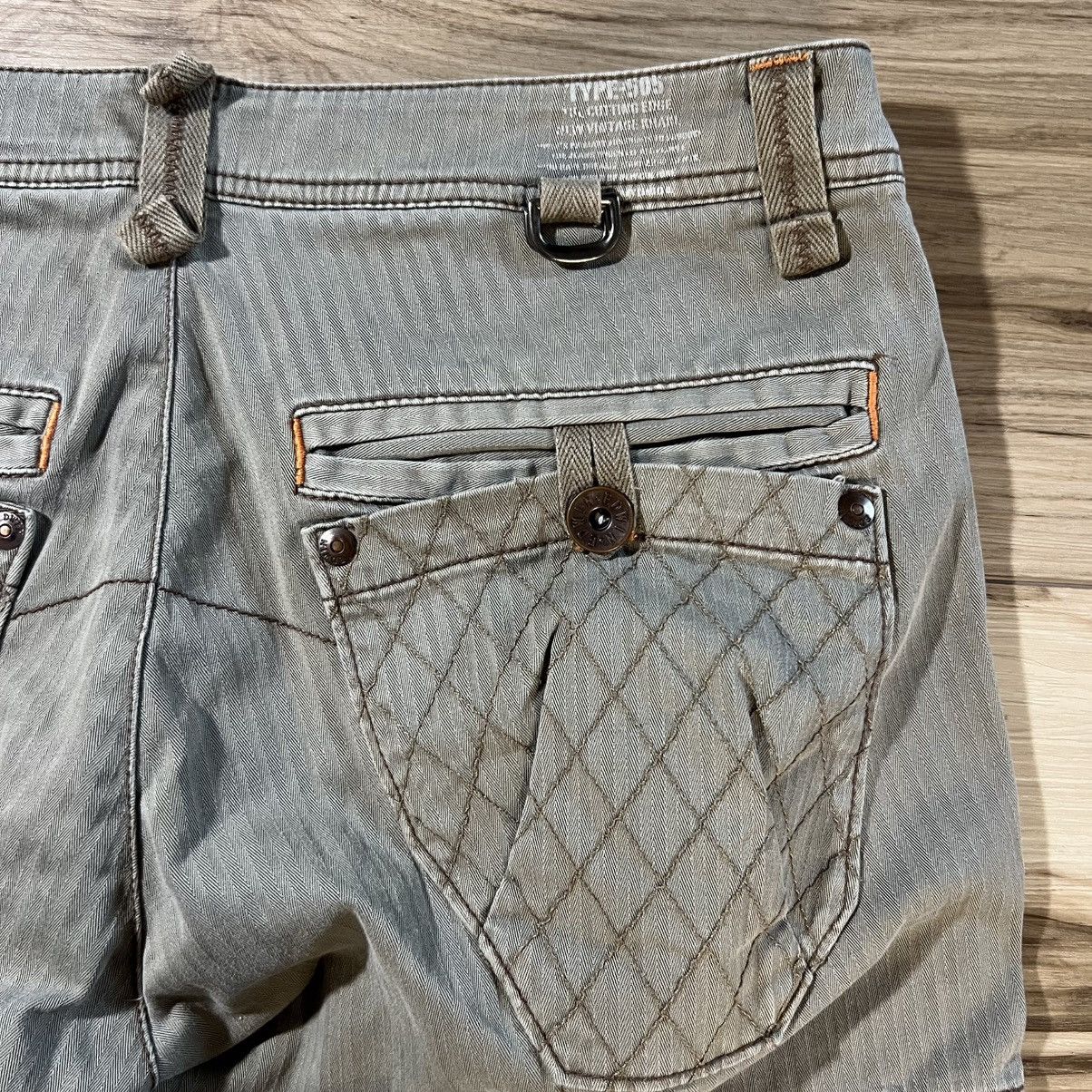 Edwin × Japanese Brand Edwin 505 Khaki Herringbone Cargo Pants Size US 32 / EU 48 - 11 Thumbnail