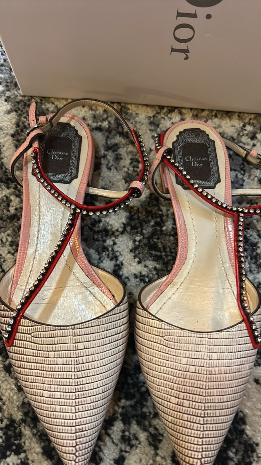 Dior Christian Dior Ballerina T-Strap Flat size 38 Size US 8 / IT 38 - 4 Thumbnail
