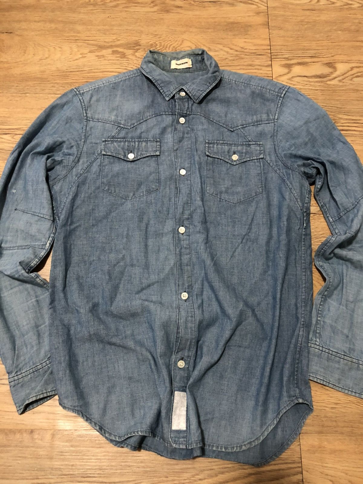 Undercover Undercoverism blue denim shirt Size US M / EU 48-50 / 2 - 1 Thumbnail