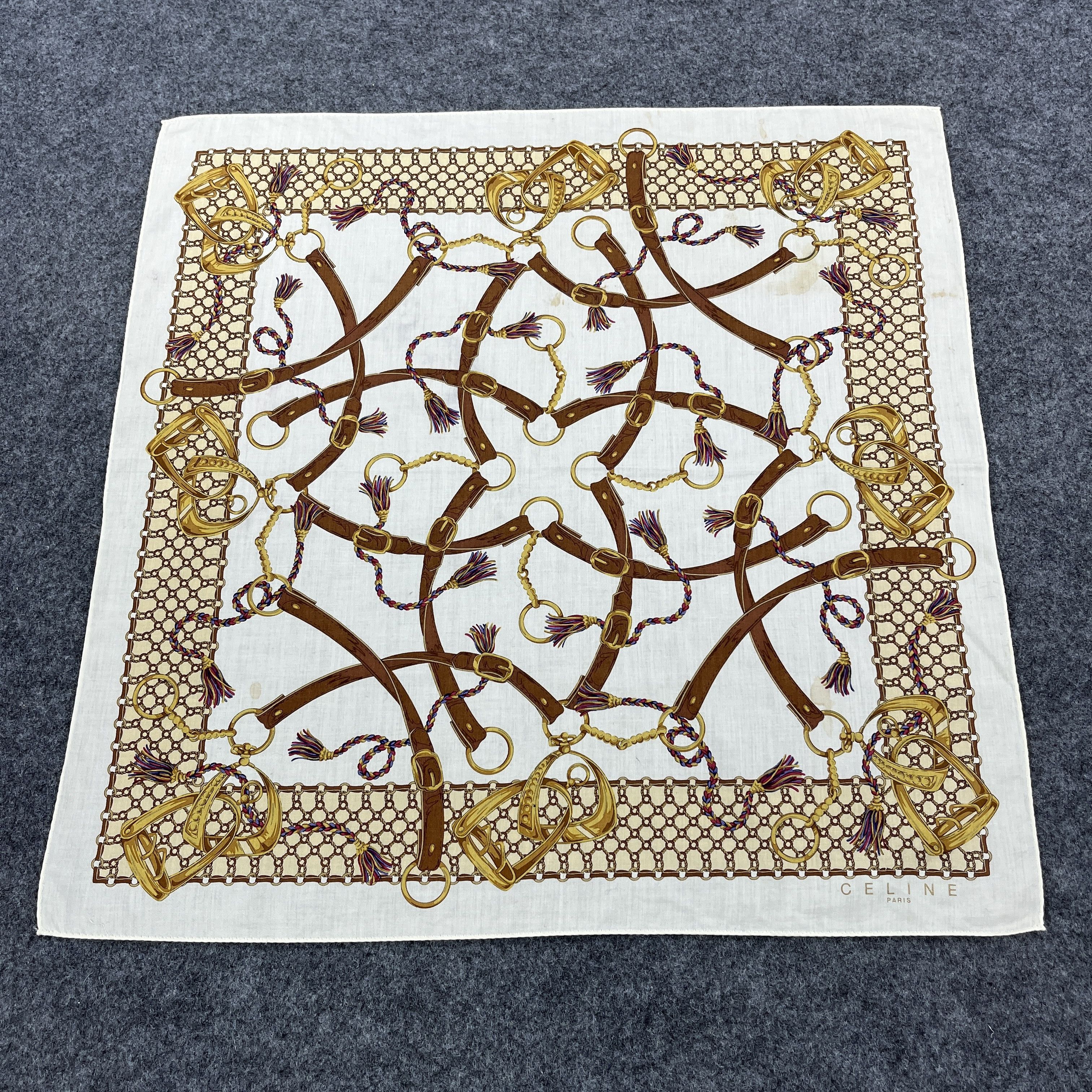 Celine Celine Handkerchief / Bandana / Neckerchief B527 Size ONE SIZE - 1 Thumbnail