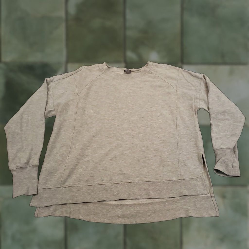 Sweaty Betty Sweaty Betty Sweatshirt Women's Gray Cotton Long Sleeve Crew Neck Pullover Activewear XS/S/M/L? Size M / US 6-8 / IT 42-44 - 1 Thumbnail