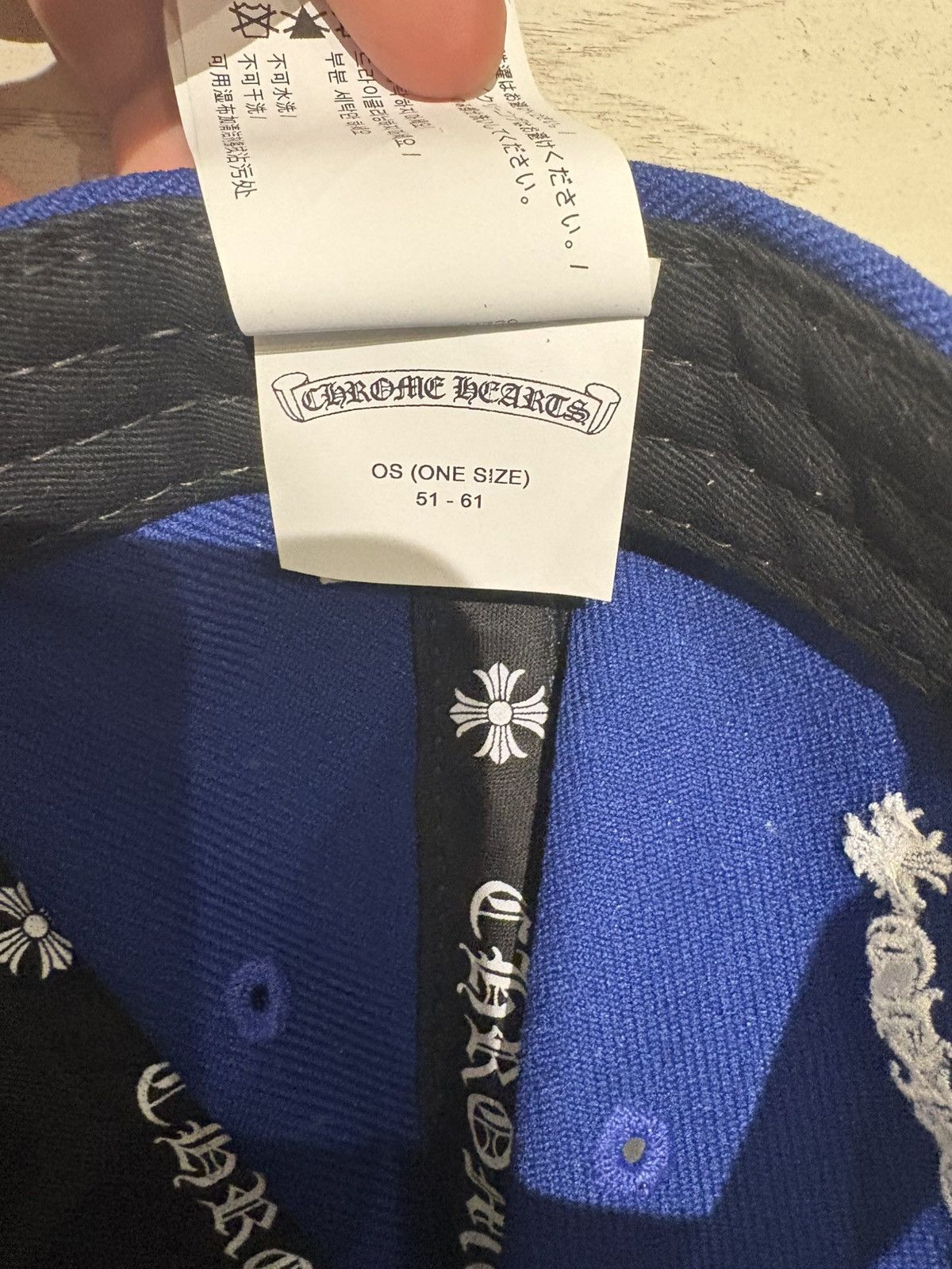 Chrome Hearts Chrome Hearts 6 Panel Blue Cap Size ONE SIZE - 2 Thumbnail