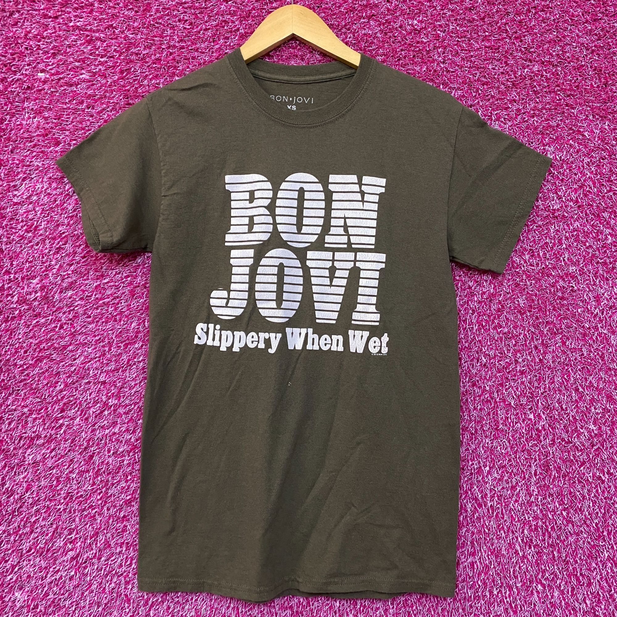 Bon Jovi Bon Jovi Slippery When Wet Tour Rock Tshirt size XS Size US XS / EU 42 / 0 - 1 Thumbnail
