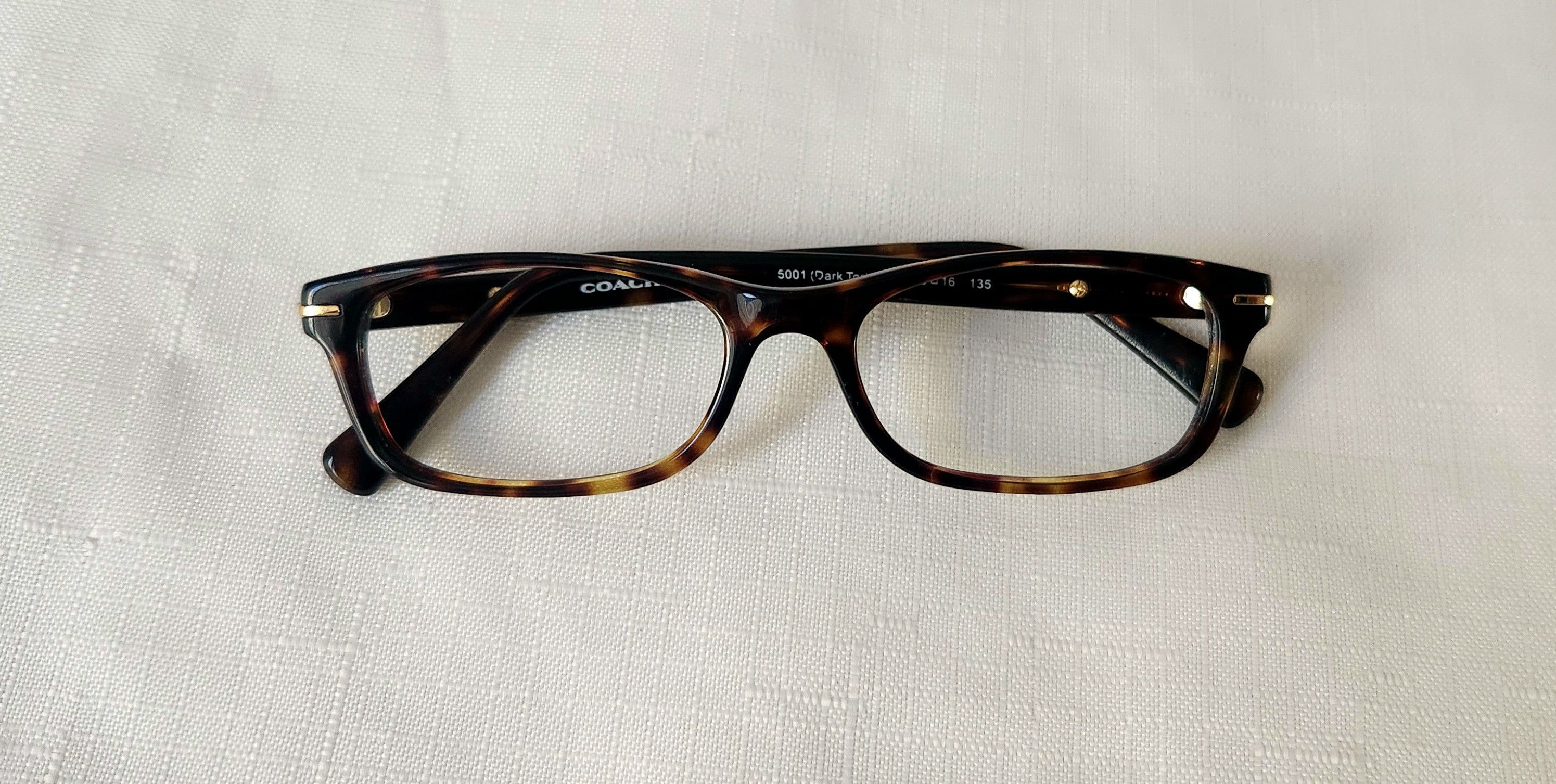Coach Coach New York Elise HC6054 Tortoise Eyeglasses Frames Only Size ONE SIZE - 6 Thumbnail