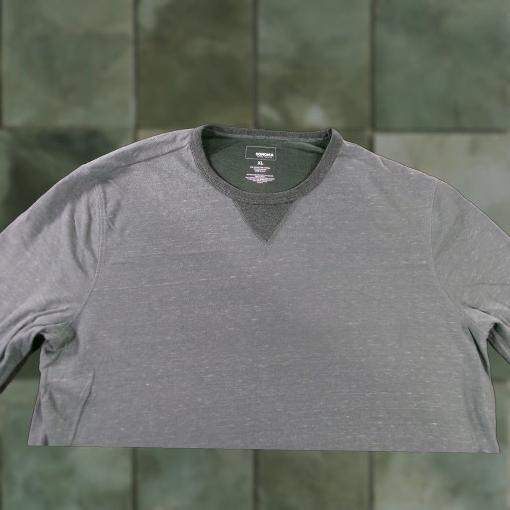 Vintage Sonoma Sweatshirt Men XL Green Crewneck Pullover Casual Lounge Basic Mens Size US XL / EU 56 / 4 - 1 Thumbnail