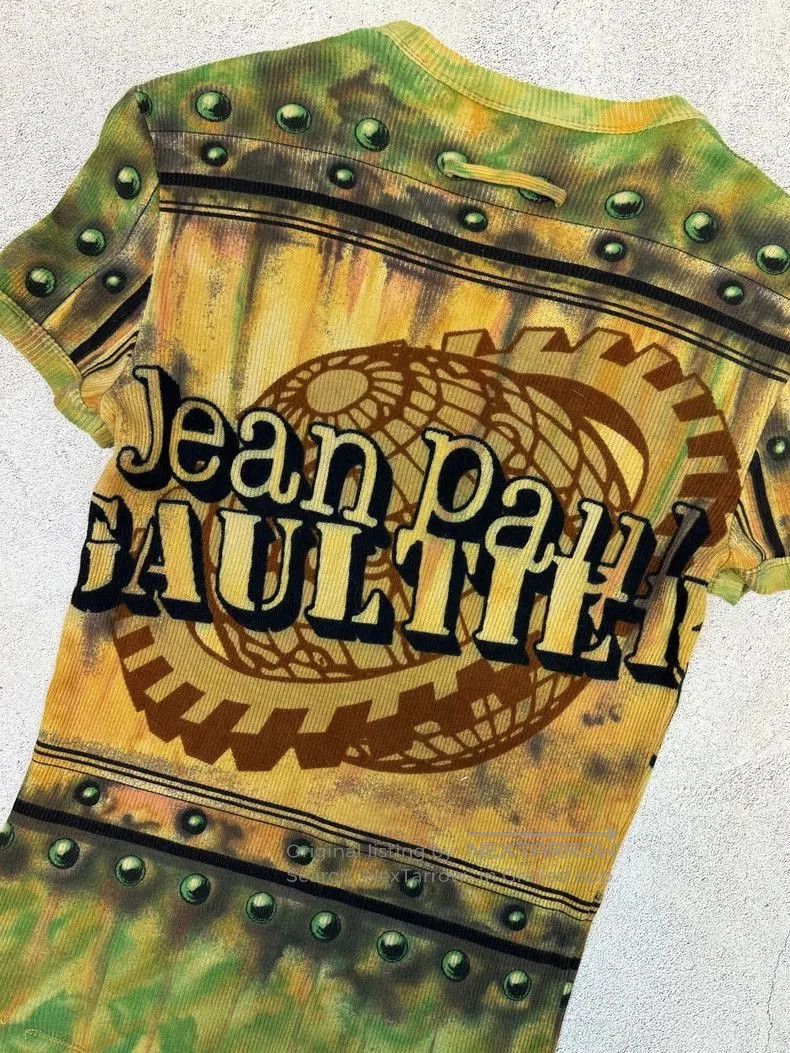 Jean Paul Gaultier Jean Paul Gaultier 90s Logo Tie-Dye Tee. Size US M / EU 48-50 / 2 - 2 Thumbnail