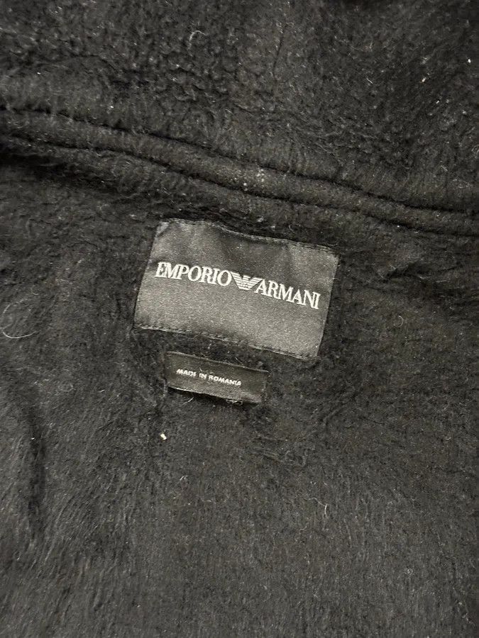 Emporio Armani AW2013 Emporio Armani Hooded Long Black Jacket Size US S / EU 44-46 / 1 - 11 Thumbnail