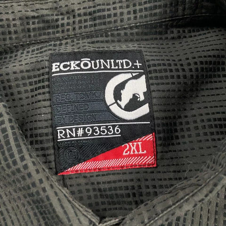 Ecko Unltd. Ecko Unltd Shirt Men's 2XL Front Pockets Long Sleeve Size US XXL / EU 58 / 5 - 3 Thumbnail