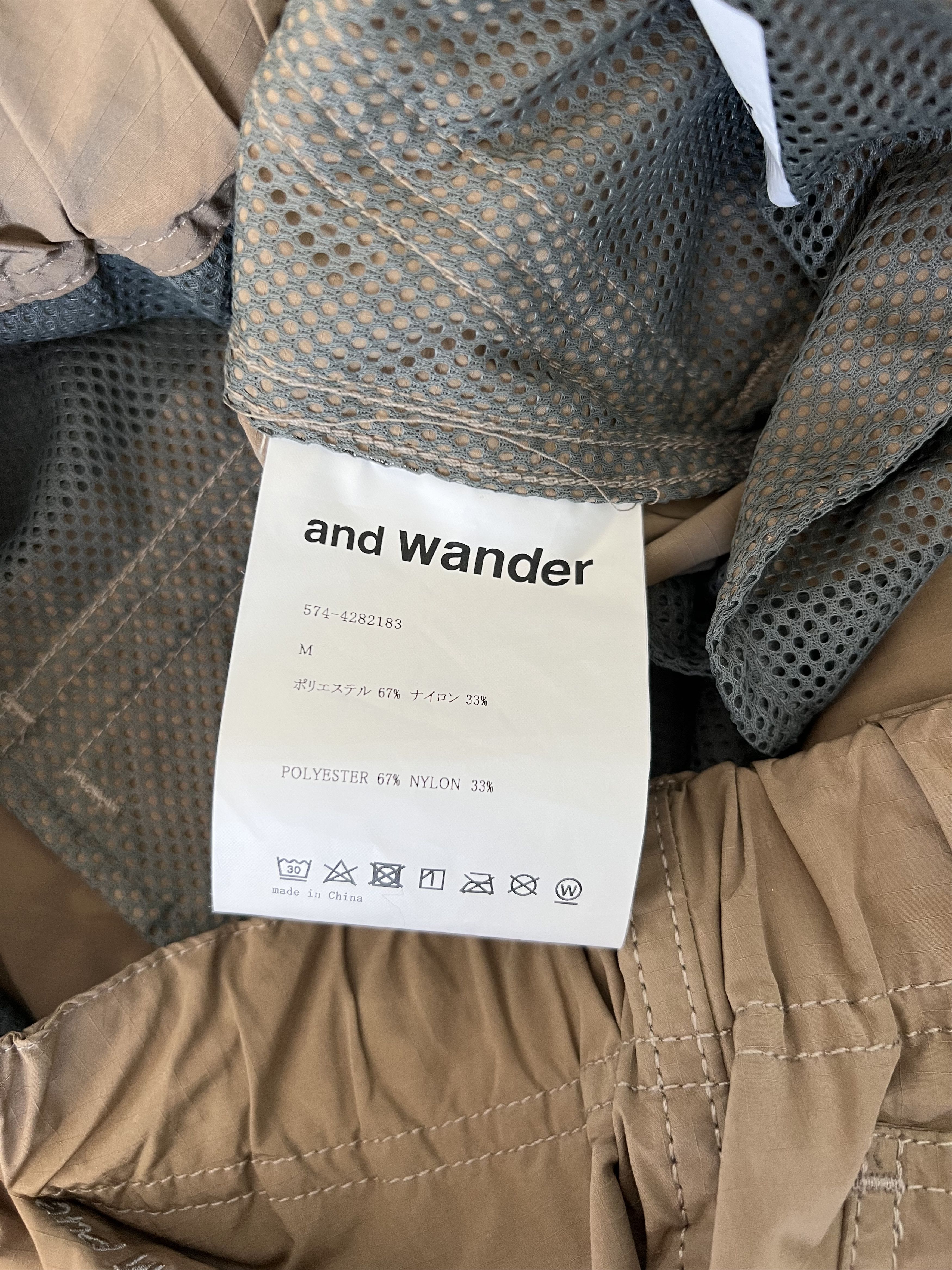 And Wander and Wander Oversized Cargo Pants in Beige Size US 32 / EU 48 - 8 Thumbnail