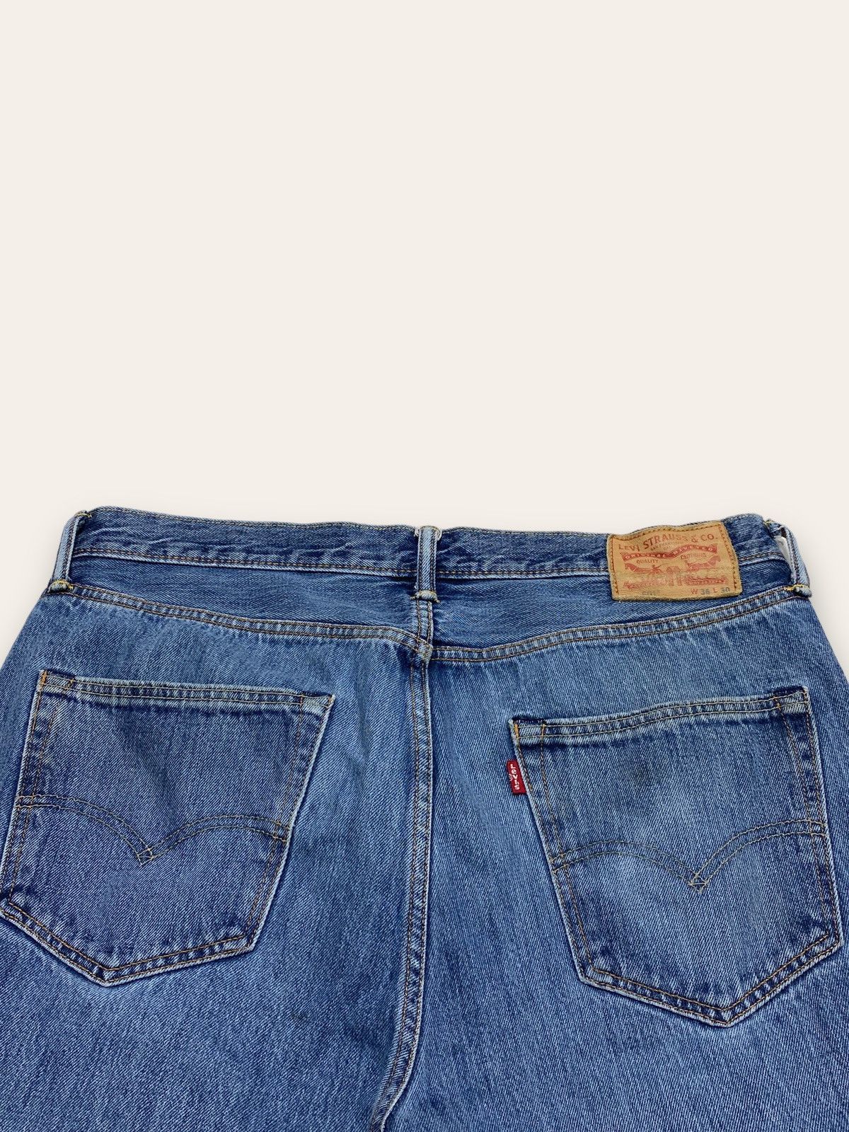 Jean Vintage LEVI'S Denim Blue Colour Baggy Jeans Size US 36 / EU 52 - 10 Thumbnail