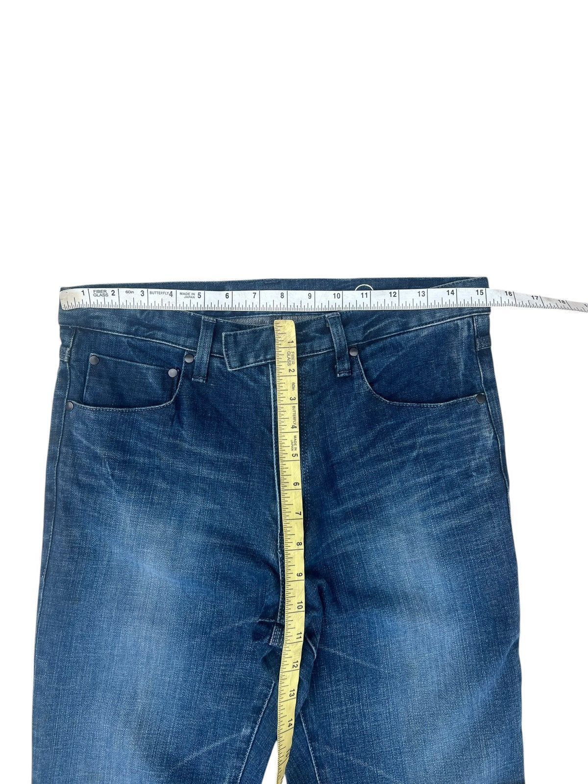 Japanese Brand Bring On The Noise Japan Dirty Muddy Denim Bootcut Jeans Size US 29 - 2 Thumbnail