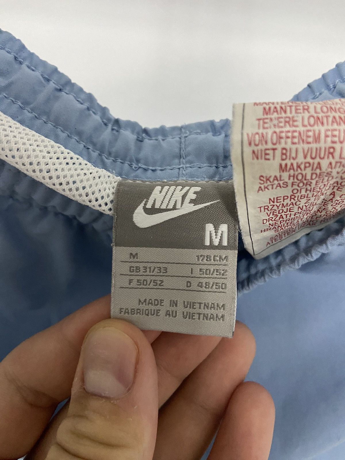 Nike × Vintage Nike Shorts Vintage Small Logo Swoosh Style Skate Nylon Size US 32 / EU 48 - 4 Thumbnail