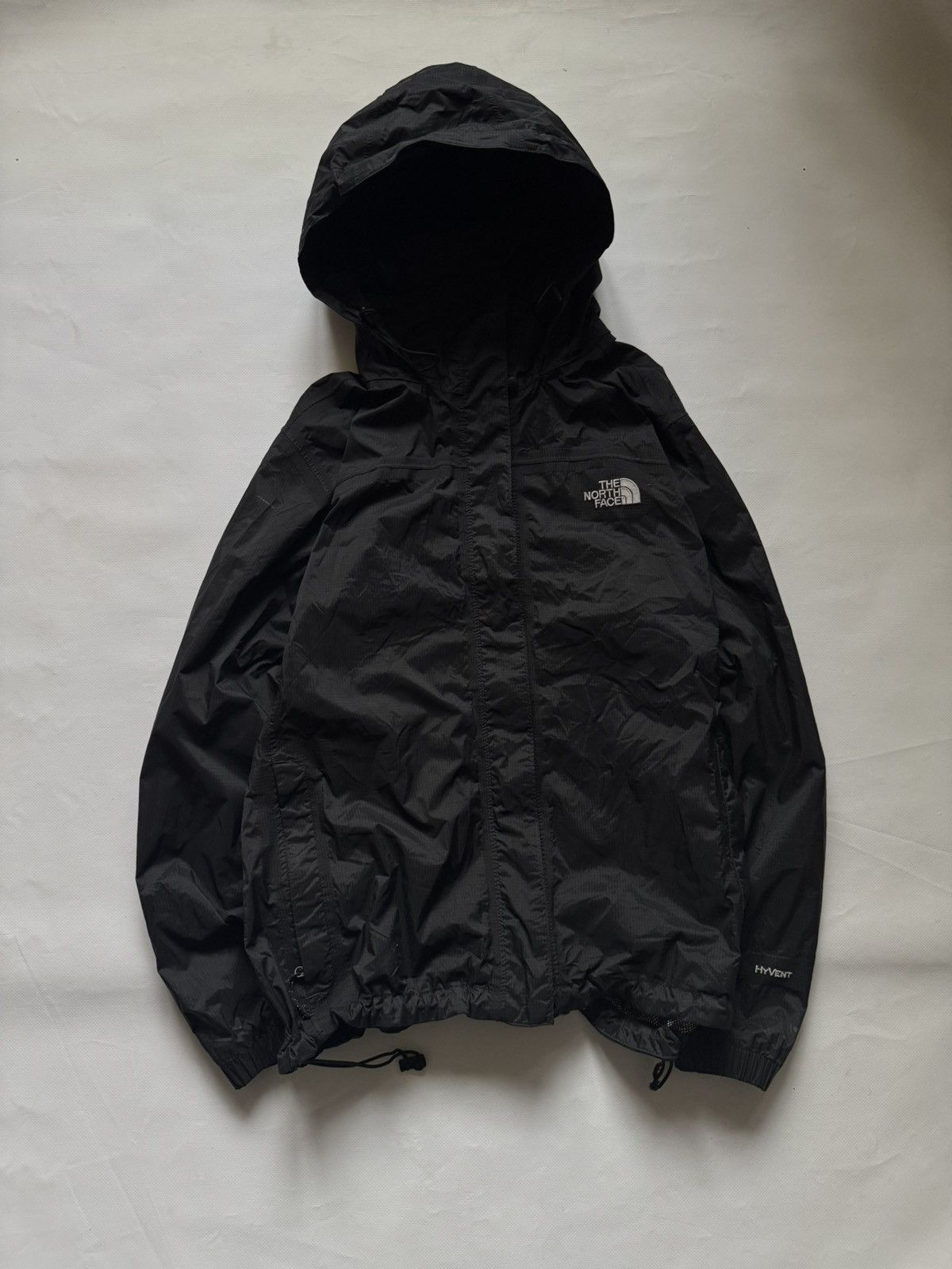The North Face The North Face HyVent Waterproof Rain Jacket — Triple Black Size L / US 10 / IT 46 - 2 Thumbnail