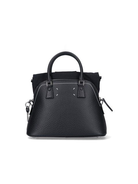 Maison Margiela oc11z0325 Size: OS / Micro Classique Tote Bag in Black Size ONE SIZE - 3 Thumbnail