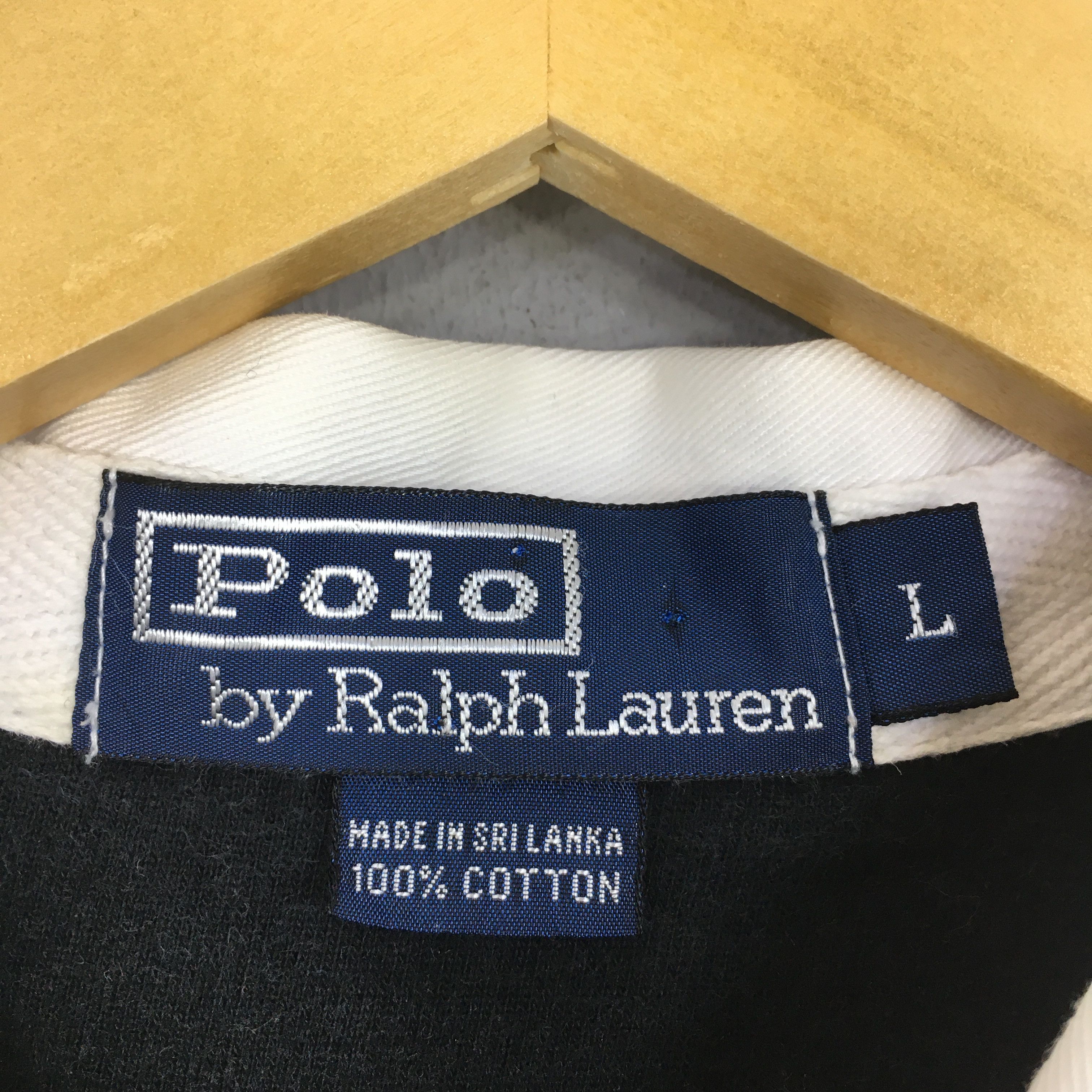 Polo Ralph Lauren Vintage Polo Ralph Lauren Stripes Rugby Shirt Large Size US L / EU 52-54 / 3 - 5 Thumbnail