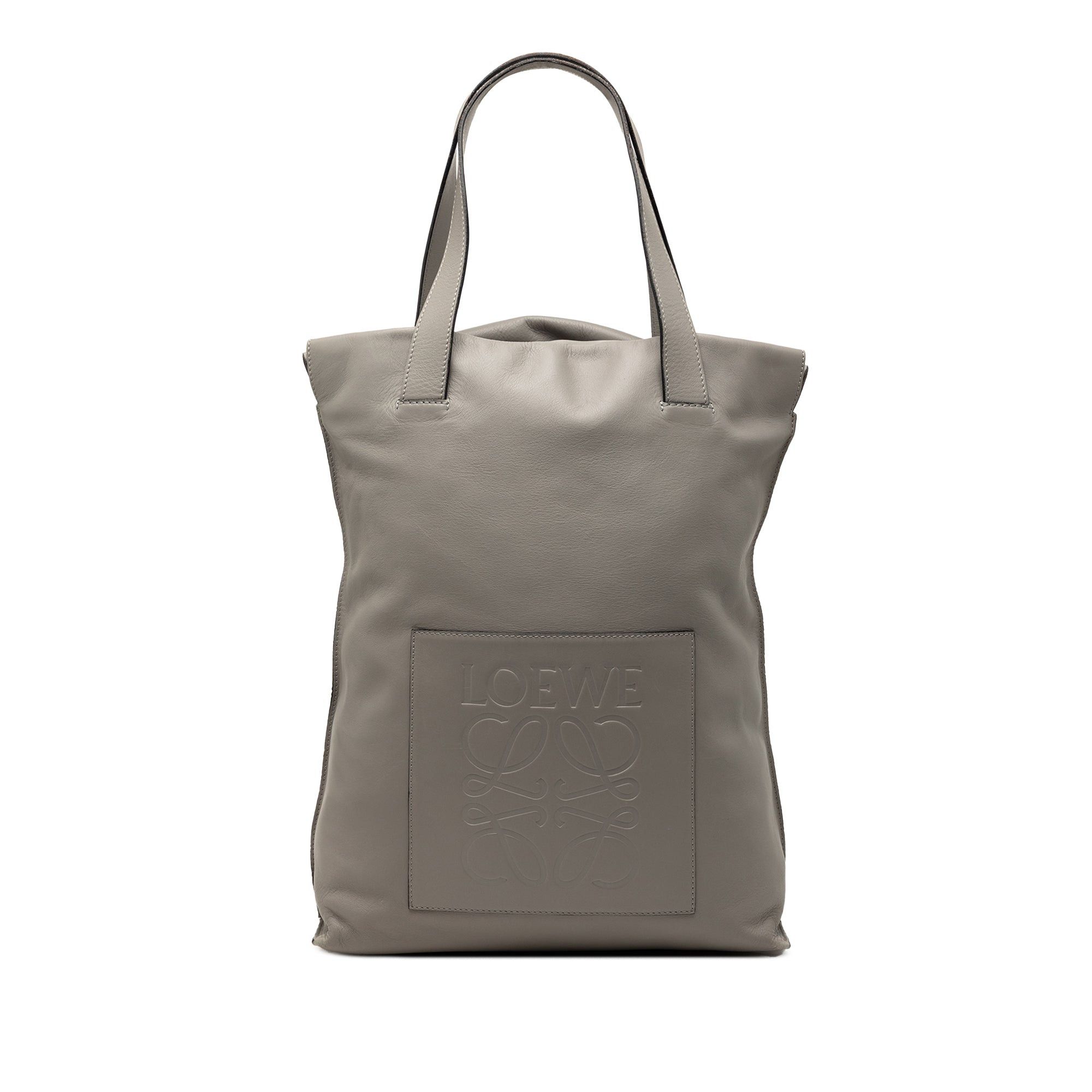 Loewe Leather Anagram Shopper Tote Size ONE SIZE - 1 Thumbnail
