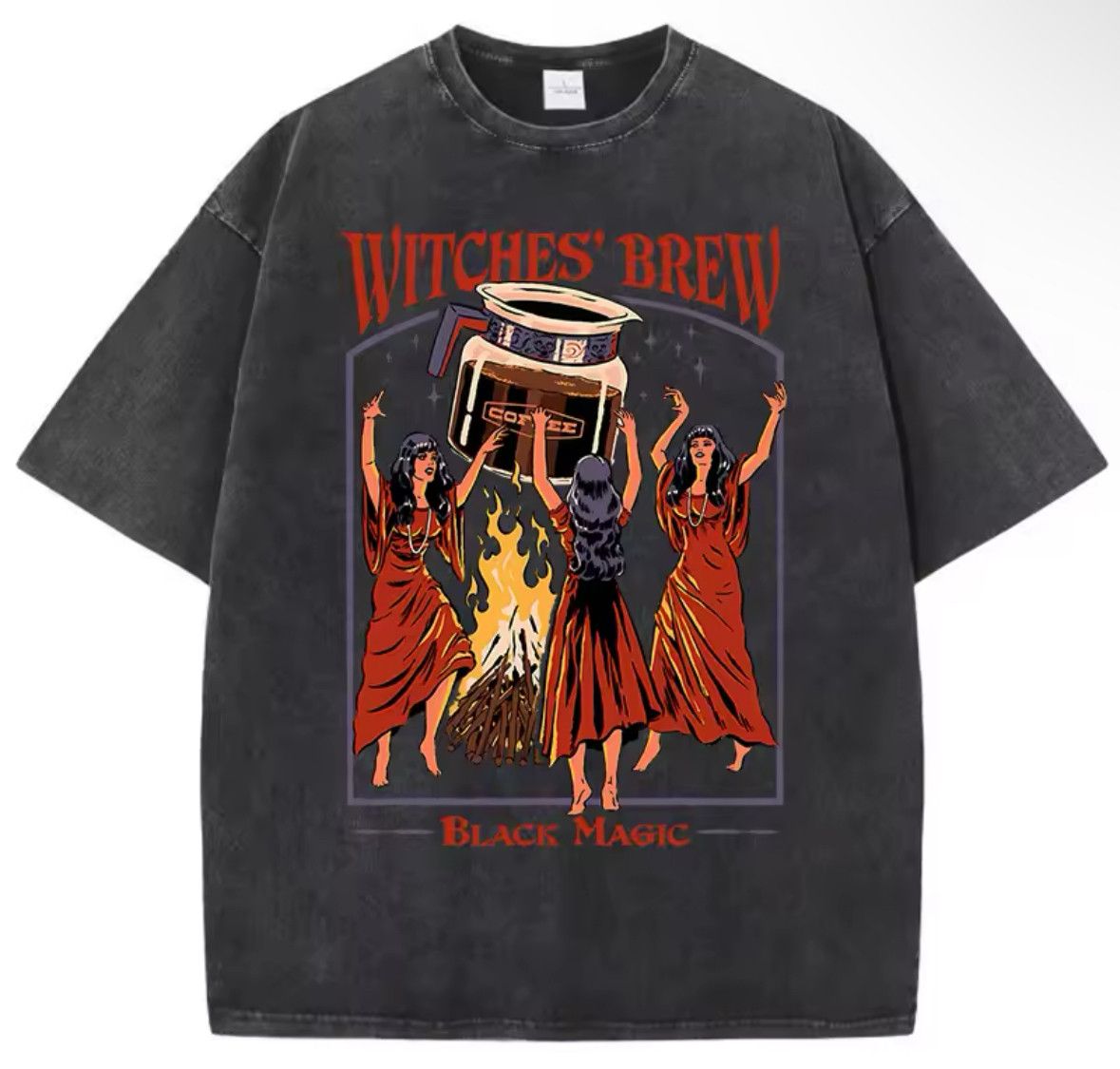 Other Vintage Witches Brew Coffee T-Shirt Men Women Tee Size US M / EU 48-50 / 2 - 1 Thumbnail