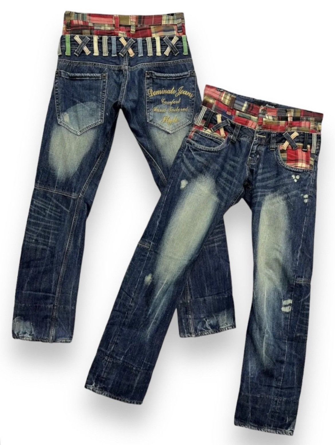 Japanese Brand Handcrafted Double Waisted Japanese Denim Size US 29 - 4 Thumbnail