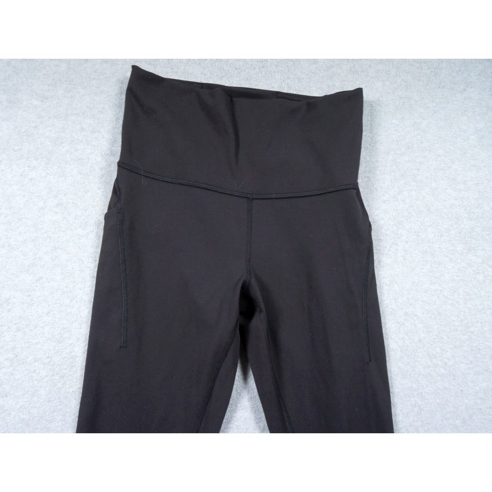 Lululemon Lululemon Leggings Womens 6 Black High Rise Pants Activewear Yoga Gym lw6eps Size 28" / US 6 / IT 42 - 2 Thumbnail