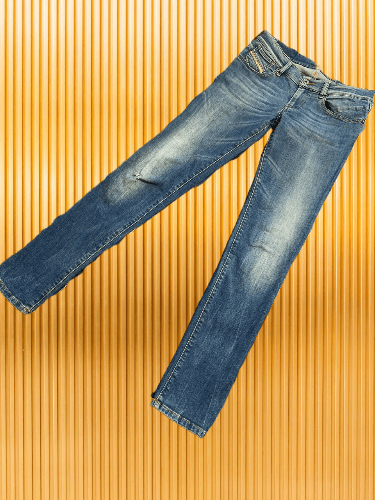 Diesel × Vintage Vintage Diesel Industry Faded Denim Jeans Size 26" / US 2 / IT 38 - 1 Thumbnail