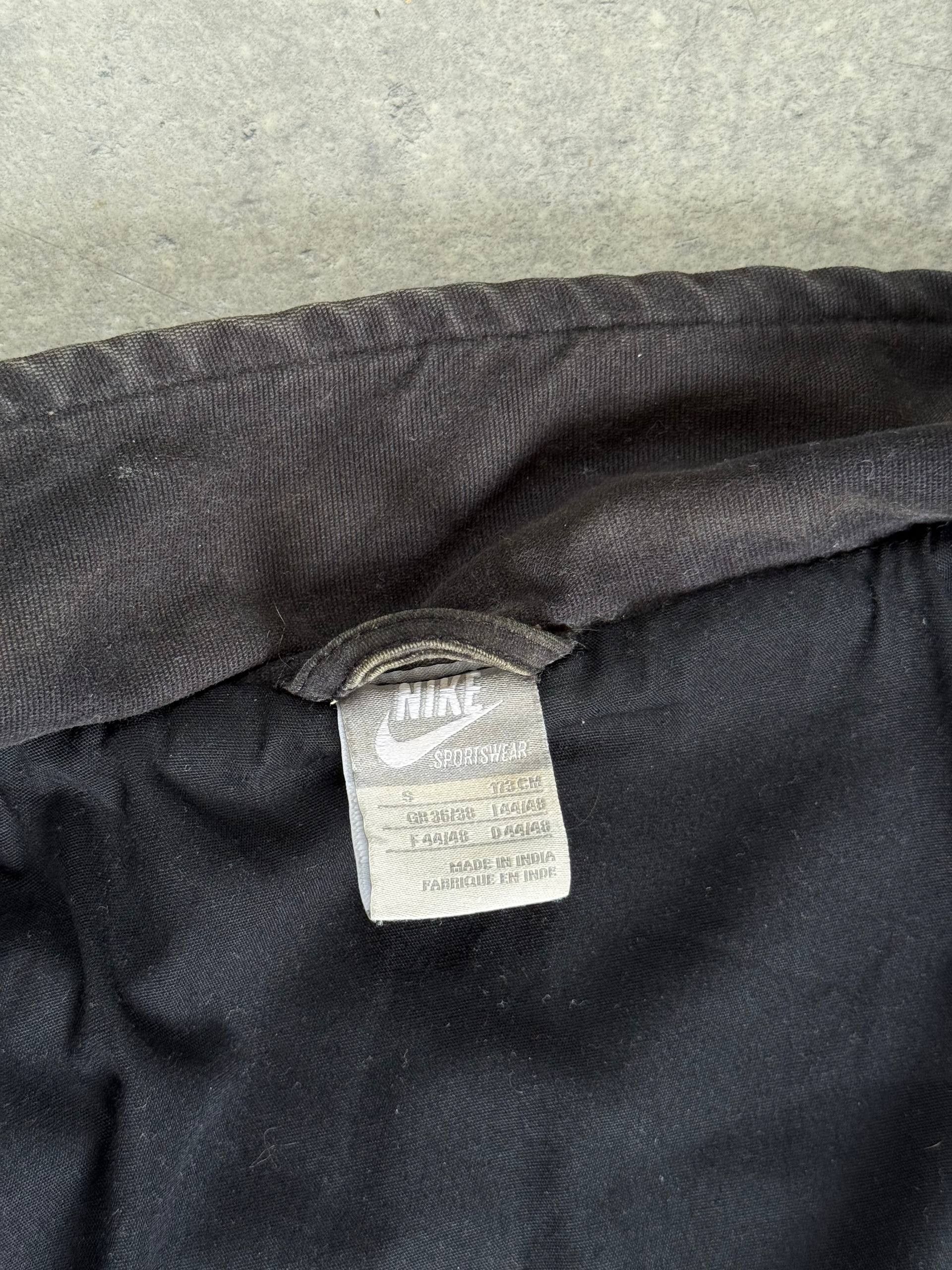 Nike Vintage 00s Nike denim distressed faded jacket work RARE Size US S / EU 44-46 / 1 - 17 Thumbnail
