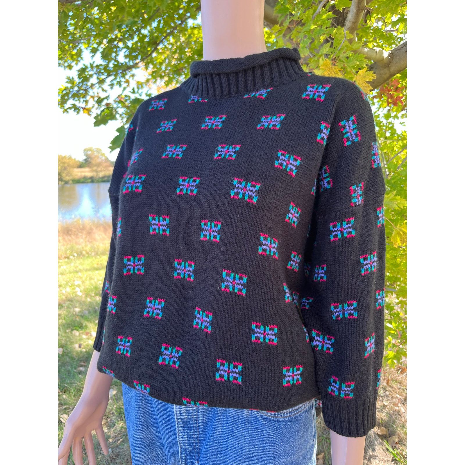 Vintage Vintage Steffano World Wide Sweater Size L / US 10 / IT 46 - 2 Thumbnail
