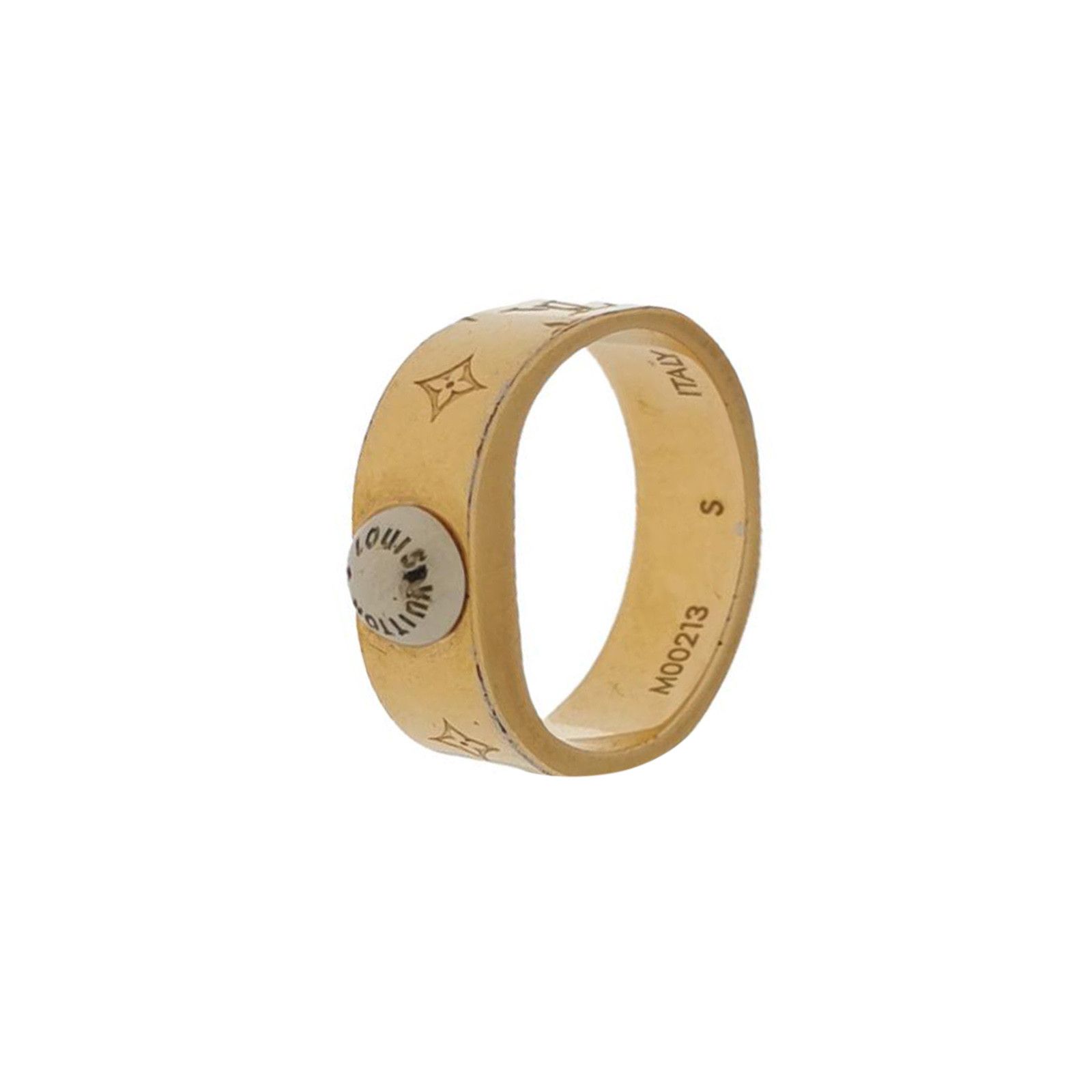Louis Vuitton Louis Vuitton (LV) Nanogram Logo Ring Size 12 -z2505 Size ONE SIZE - 1 Thumbnail