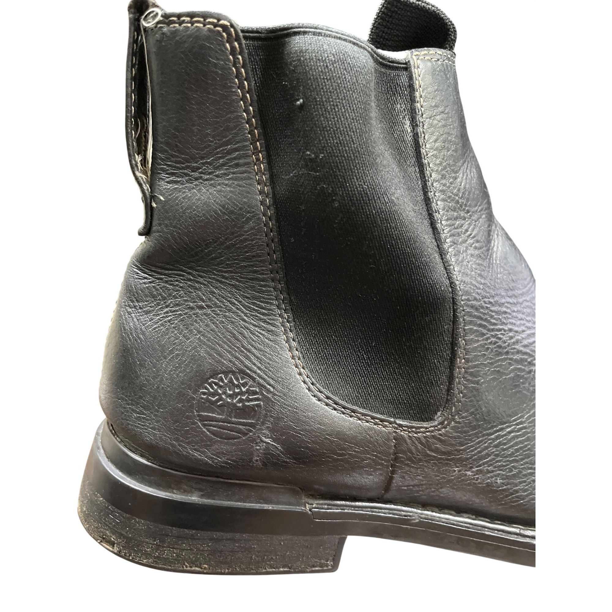 Timberland Timberland mens brown leather chukka ankle boots sz 12W SKU Size US 12 / EU 45 - 9 Thumbnail