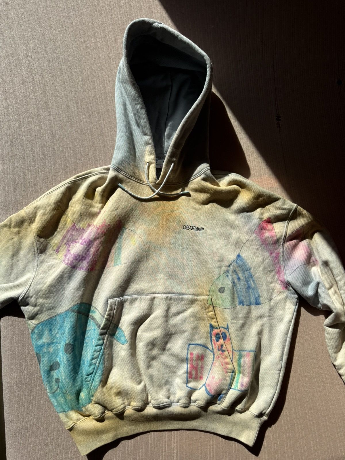 Off-White Cartoon boxy hoodie from OFF-WHITE Size US L / EU 52-54 / 3 - 1 Thumbnail