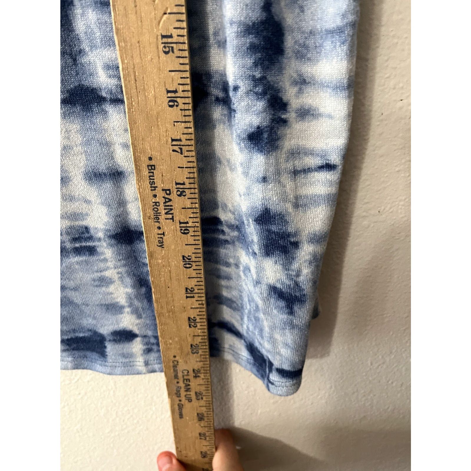Lucky Brand Lucky Brand Sleep Shirt Womens Small Blue Tie Dye Long Sleeve Lounge S/S Size S / US 4 / IT 40 - 5 Thumbnail