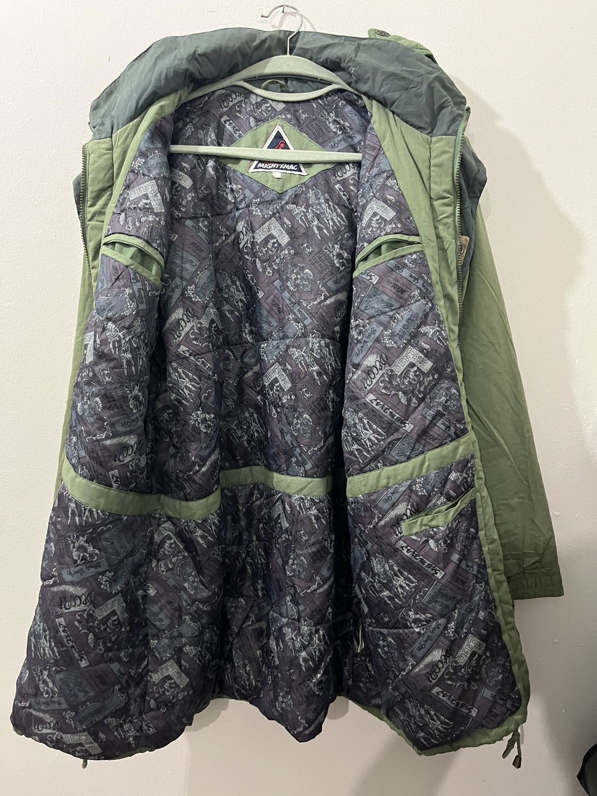20471120 Vintage 80s Mighty-Mac M-65 Style Field Jackets Size US L / EU 52-54 / 3 - 17 Thumbnail