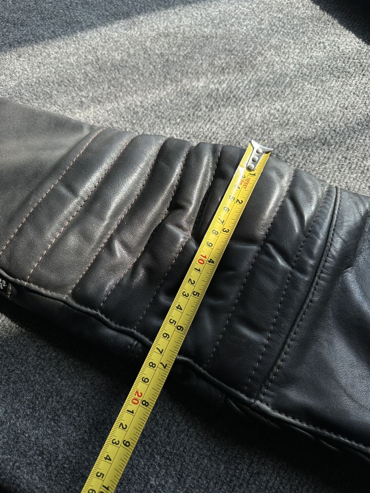 Leather 🚨Vintage leather pants motorcycles Black LUXURY Y2K Size 25" / US 0 / IT 36 - 21 Thumbnail