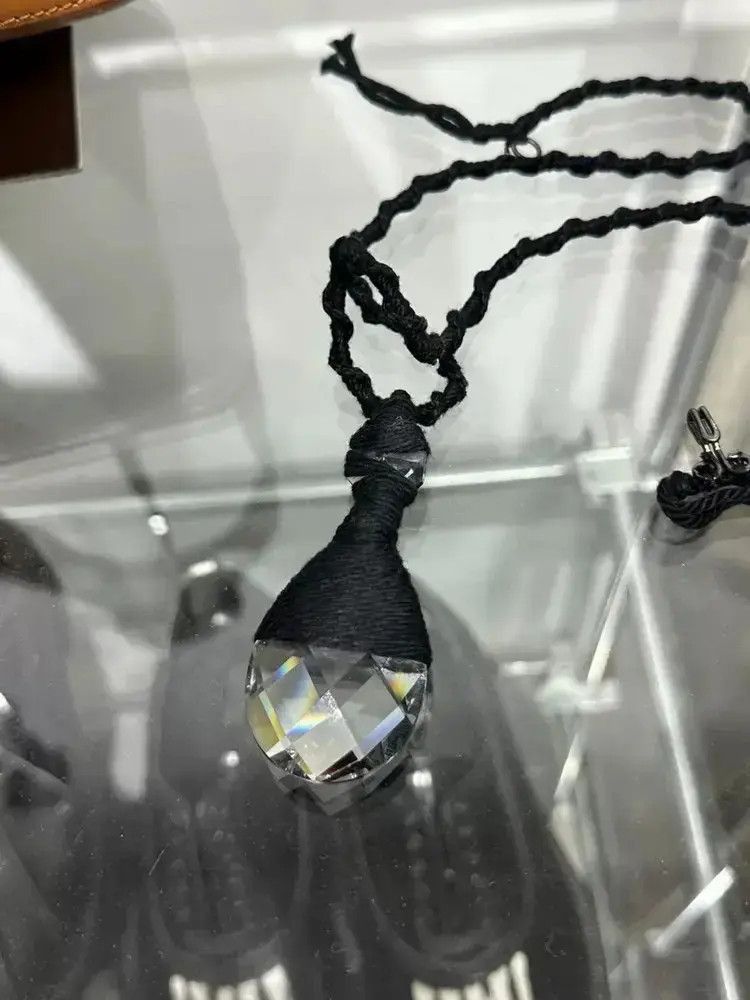 Undercover 06AW Guru Guru Crystal Necklace-2505