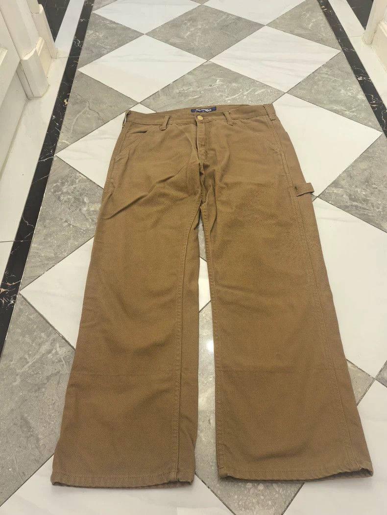 Junya Watanabe JUNYA WATANABE Beige Logo Zip Casual Pants Size US 28 / EU 44 - 1 Thumbnail