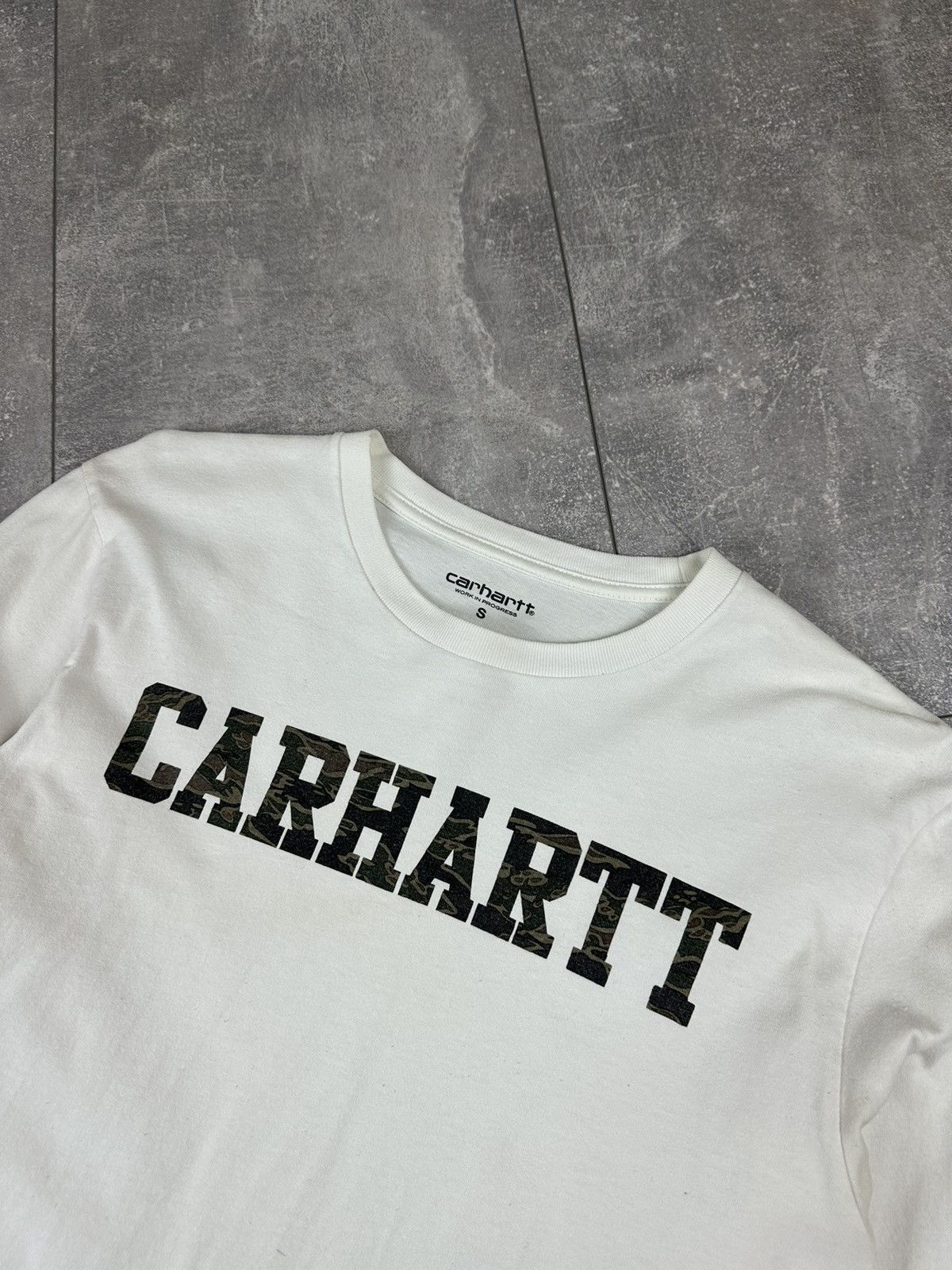 Carhartt Carhartt Long Sleeve College Camo Box Logo Size US S / EU 44-46 / 1 - 4 Thumbnail