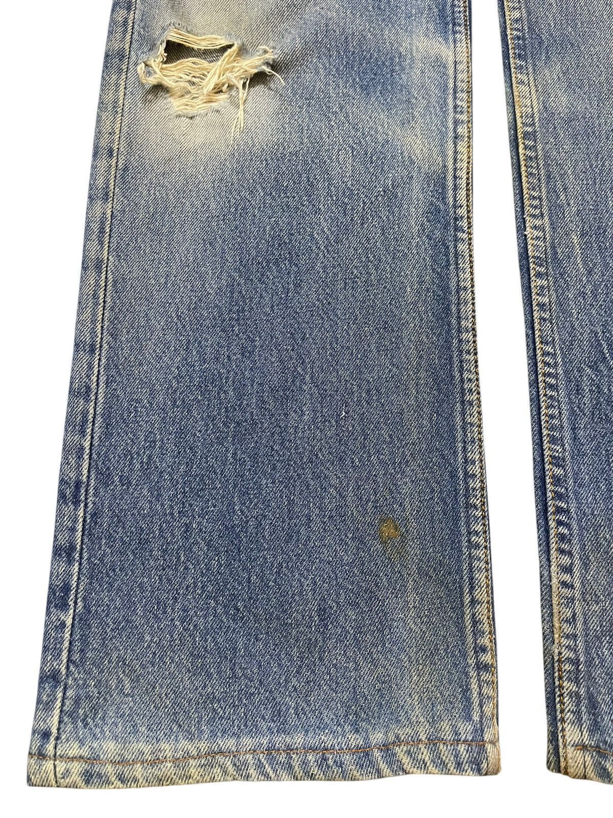 Levi's Vintage 80s Levis 501 Mud Wash Distress Style Jeans Size US 30 / EU 46 - 7 Thumbnail