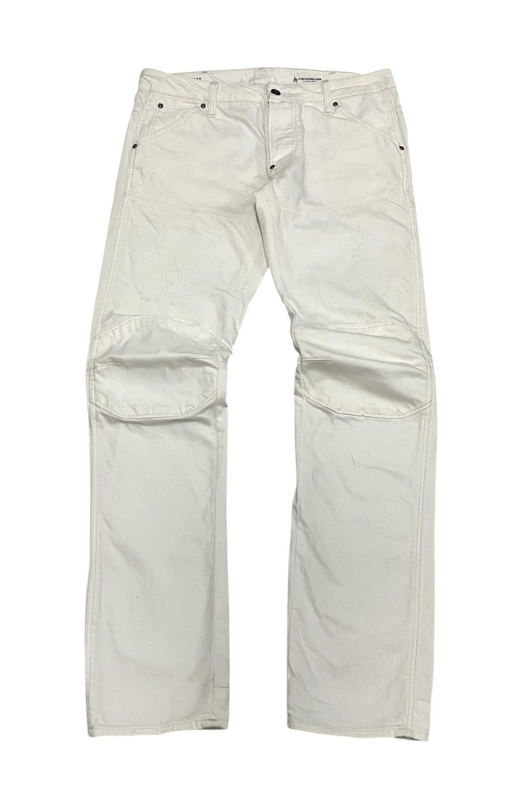 G-Star Gstar Raw 3D Bikers Jeans Distressed Style Size US 34 / EU 50 - 1 Thumbnail