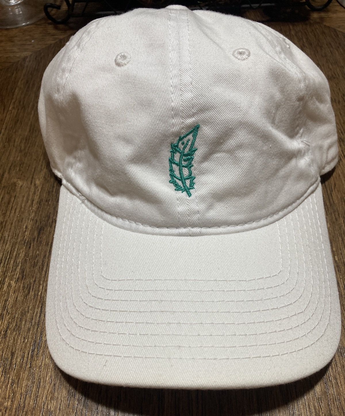 Vintage Elovate feather logo strap back baseball hat by Decky Size ONE SIZE - 2 Thumbnail