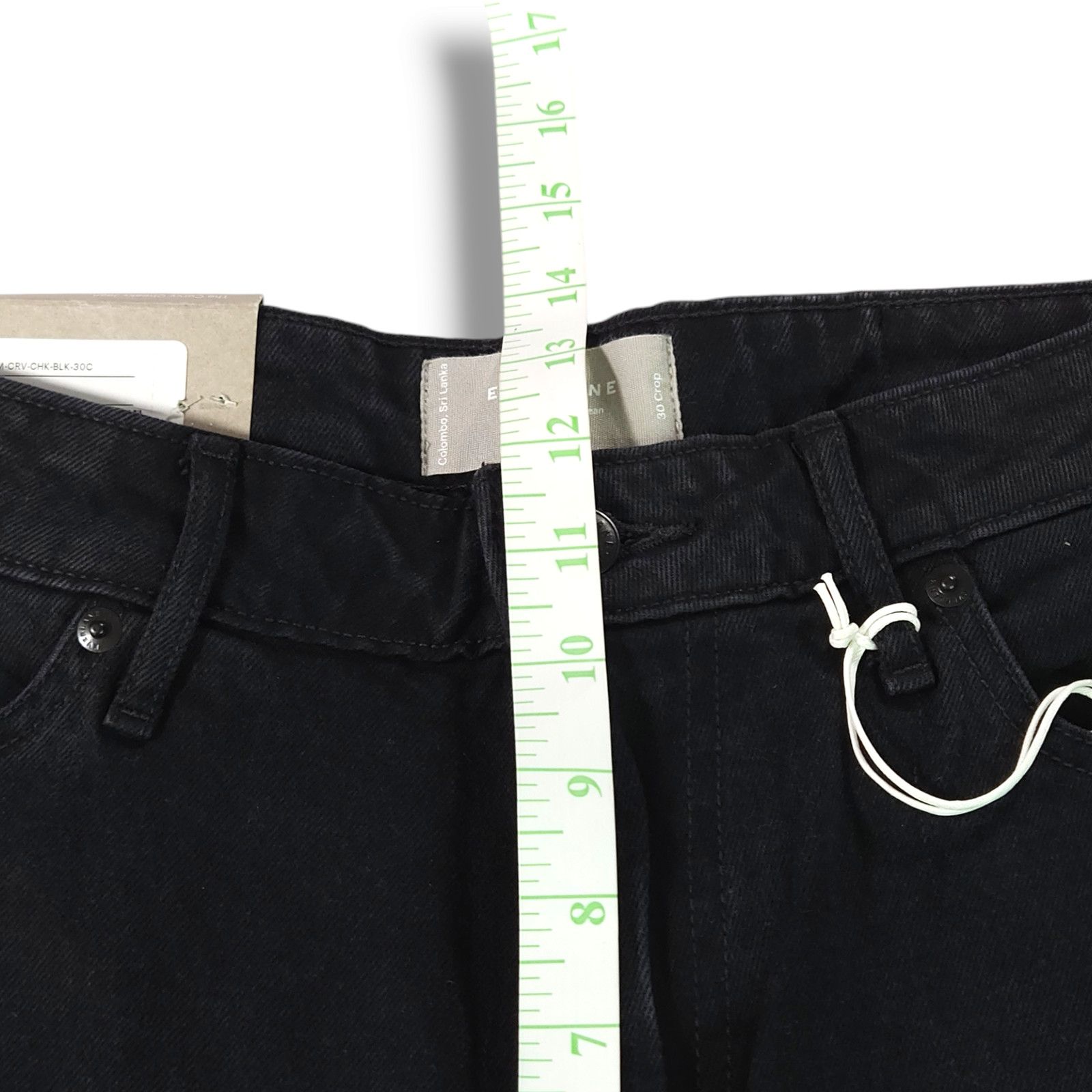 NWT Everlane The Original Curvy Cheeky Jeans Sz. 30x26 Crop