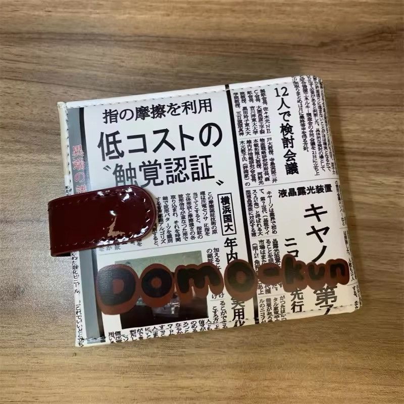 Japanese Brand × Toy Machine Kawaii Domo Kun Wallet Size ONE SIZE - 2 Thumbnail