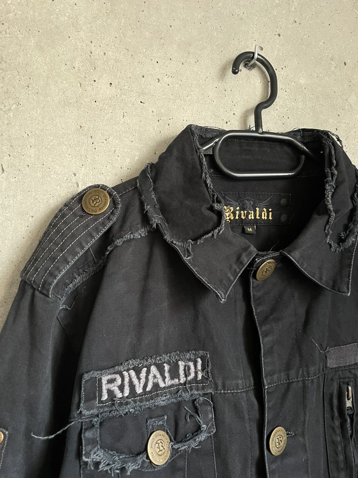 Japanese Brand Baggy Vintage Y2k Opium Style Rivaldi Shirt Adult Biker Size US M / EU 48-50 / 2 - 8 Thumbnail