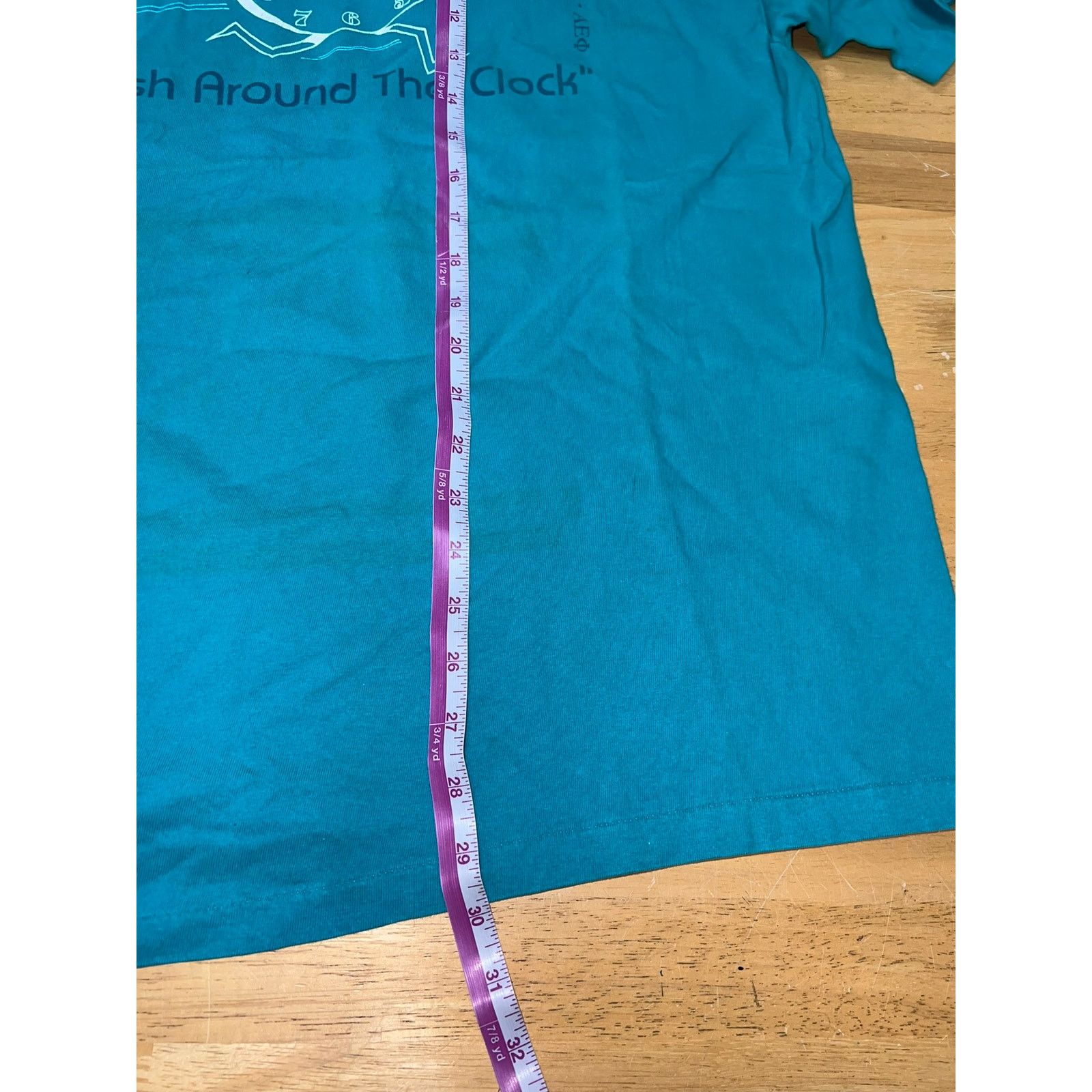 Hanes Vintage U of A Shirt Kappa Rush Around The Clock Tee 90s XL Size US XL / EU 56 / 4 - 10 Thumbnail