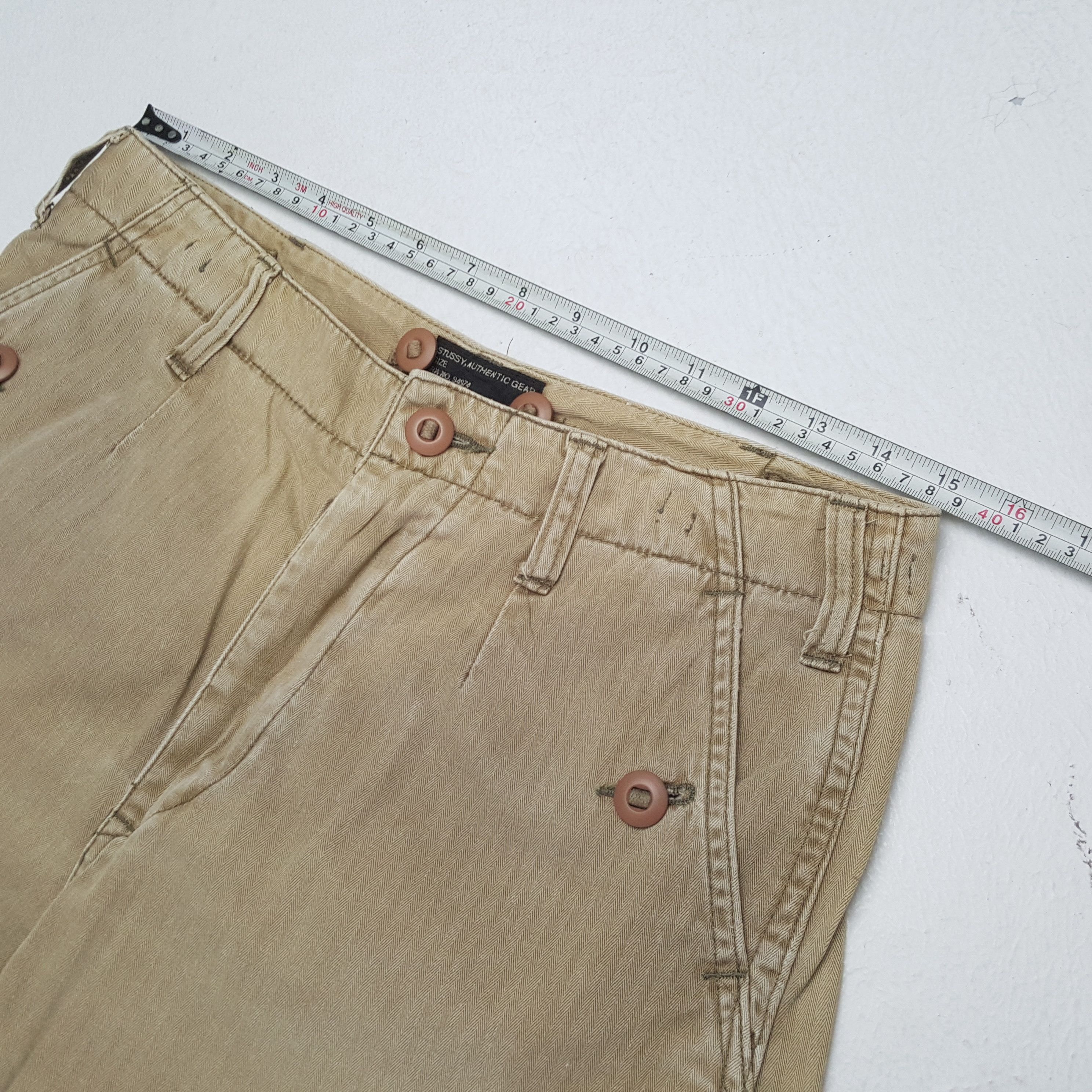 Stussy × Vintage Vintage STUSSY American Streetwear Skateboard Shorts Pants Size US 30 / EU 46 - 5 Thumbnail