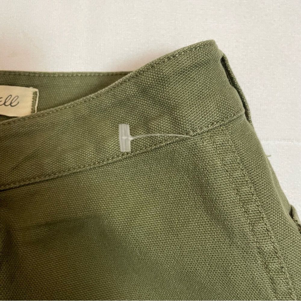 Madewell New Madewell Cotton Olive High Rise Shorts Size 30 Size 30" / US 8 / IT 44 - 7 Thumbnail