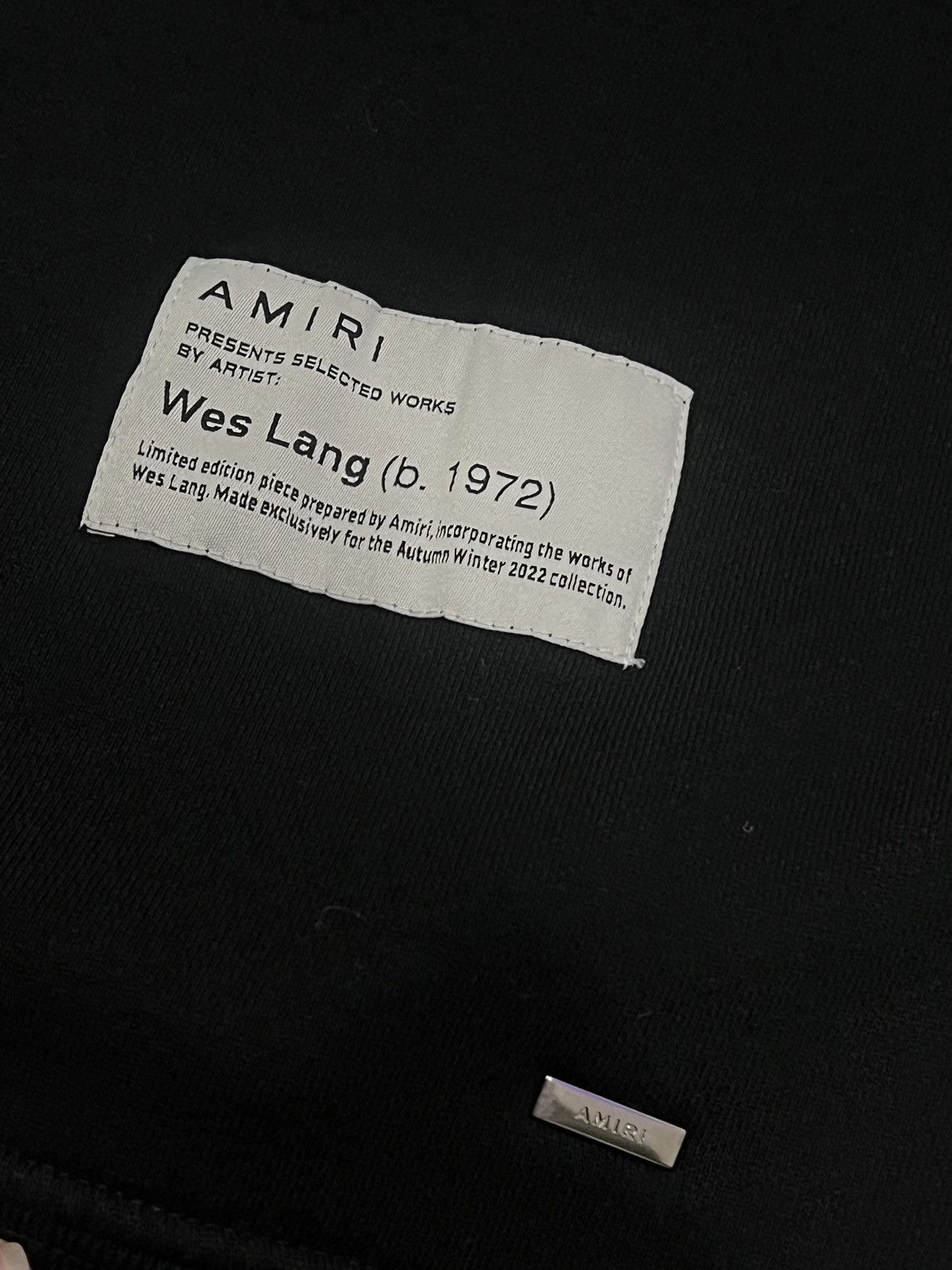 Amiri Wes Lang Sweat Shirt