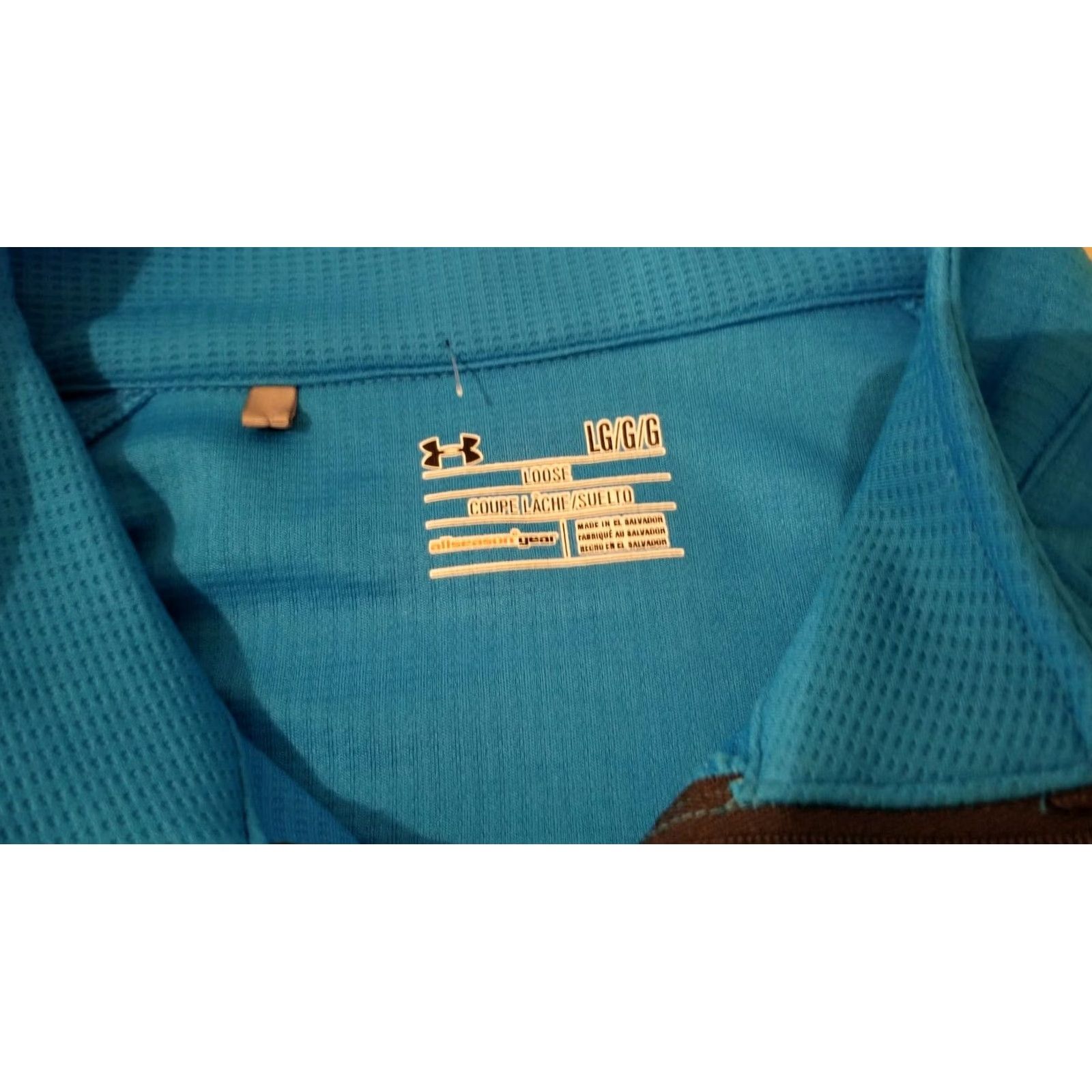 Under Armour Under Armour Mens Shirt L Large Blue Half Zip Athletic Gym Workout T-Shirt Size US L / EU 52-54 / 3 - 4 Thumbnail