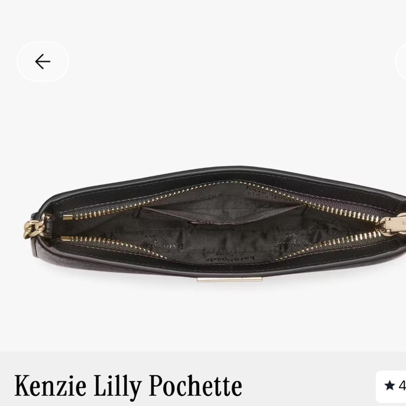 Other Kate Spade Kenzie Lilly Pochette Glitter Black Clutch Size ONE SIZE - 3 Thumbnail