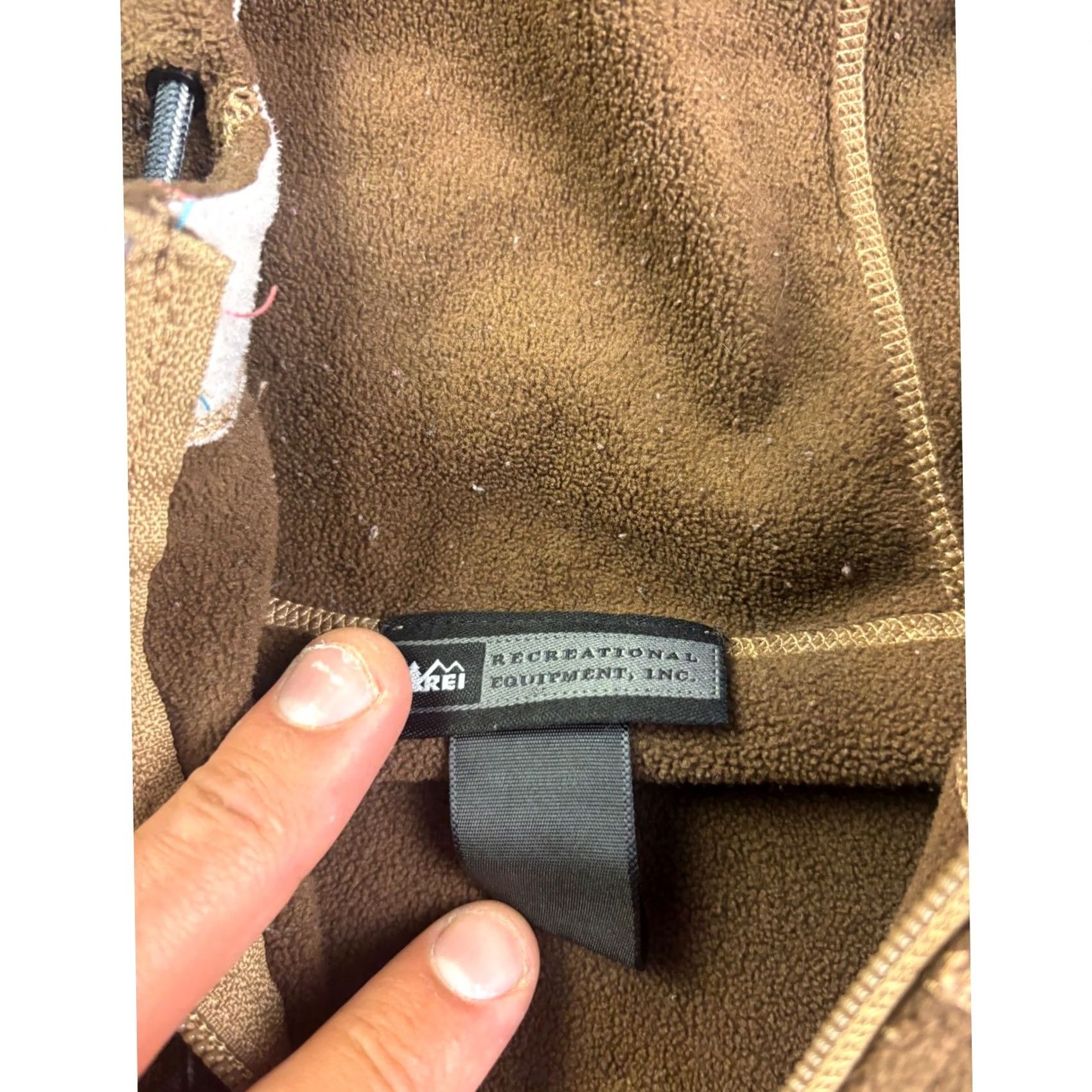 Vintage REI Fleece Full Zip Hoodie Women S Brown Outdoor Jacket Full Zip Hooded Pockets Raglan Sleeve Athletic Fleece Size S / US 4 / IT 40 - 2 Thumbnail