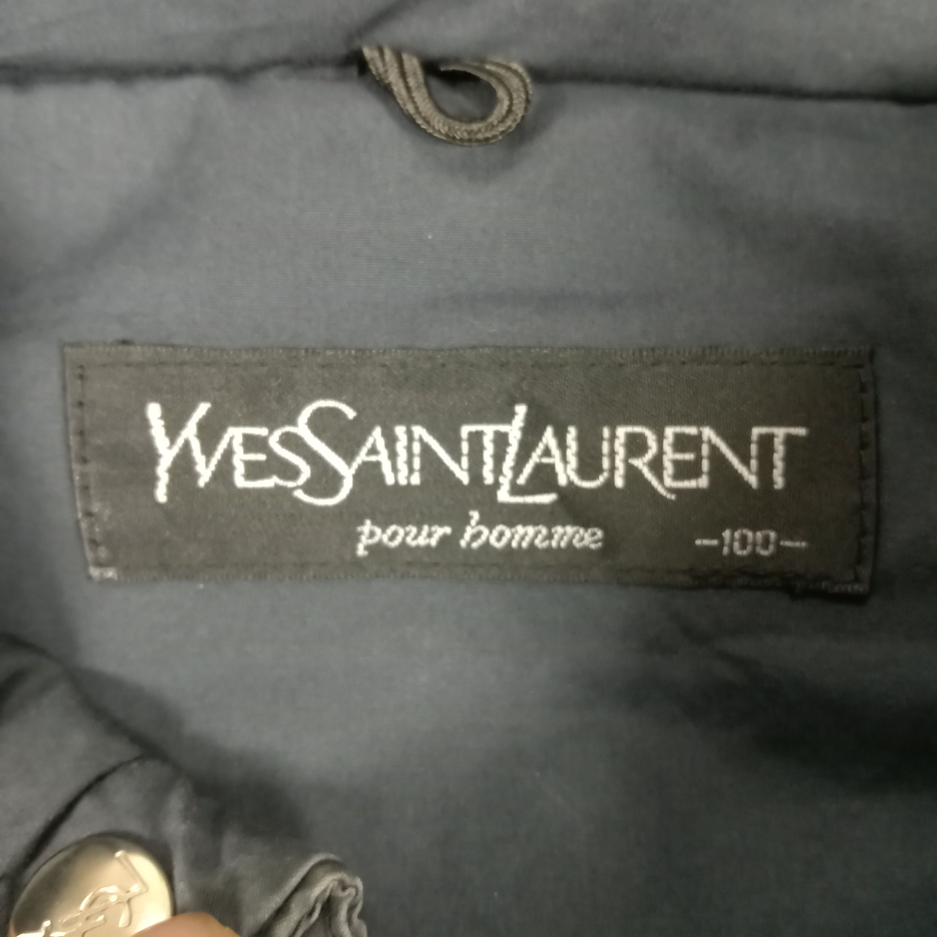 Vintage × Yves Saint Laurent Yves Saint Laurent Italian Brand Jacket Size US XL / EU 56 / 4 - 4 Thumbnail