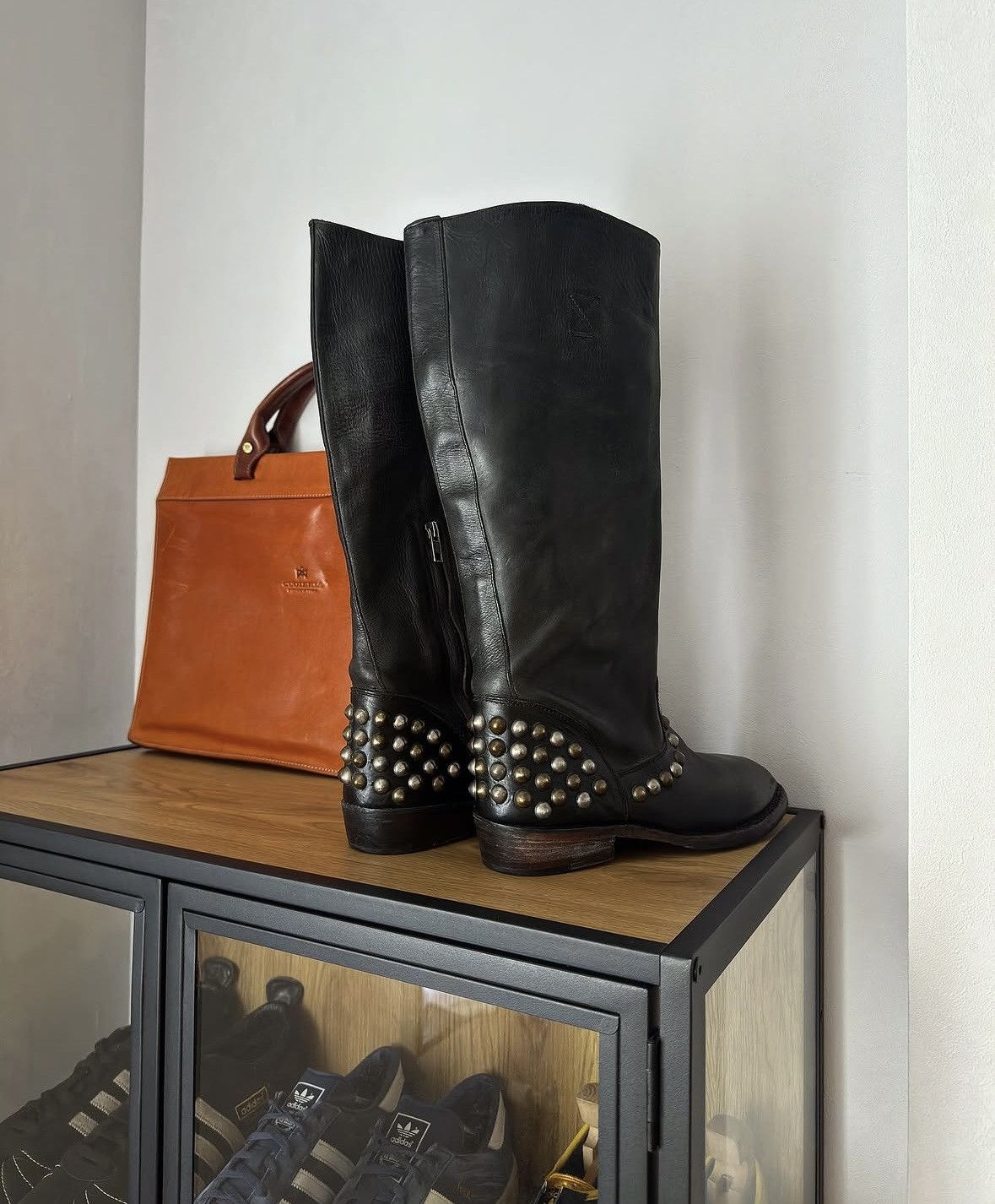 ASH Ash archive leather studded riding boots Size US 8 / IT 38 - 4 Thumbnail